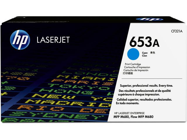 BildeColor laserjet 653A cyan toner cartridge