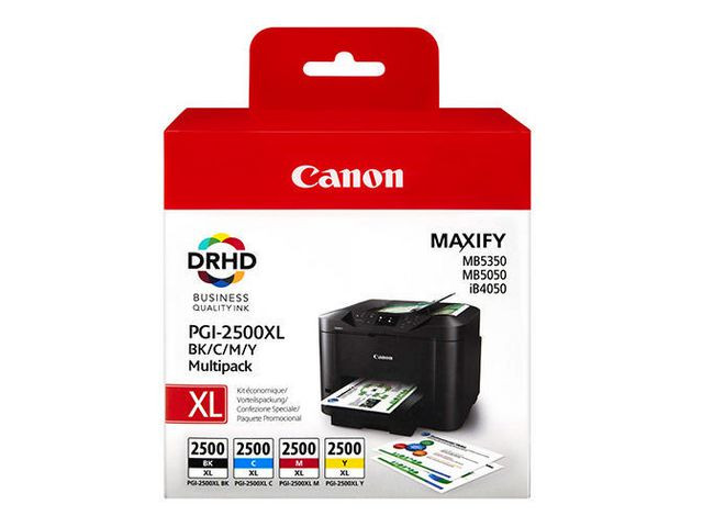 BildeBlekk Canon Pgi-2500Xl Bk/C/M/Y (4 stk)