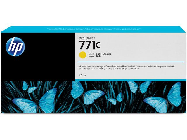 BildeNo771C Yellow ink cartridge, 775ml