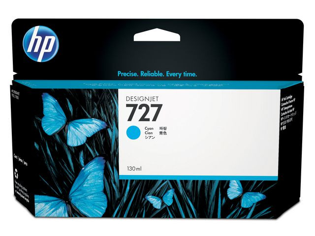 BildeNo727 Cyan ink cartridge, 130 ml.