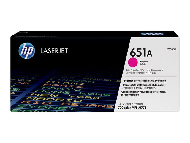 BildeHP Toner CE343A 651A Magenta