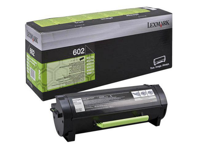 BildeLexmark 602 BK (svart) toner 2500 sider