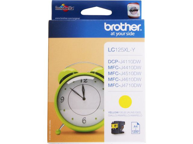 BildeBrother LC125XL Y (gul) blekkpatron 1200 sider