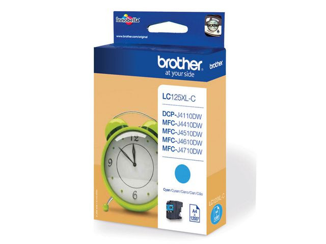 BildeBrother LC125XL C (cyan) blekkpatron 1200 sider