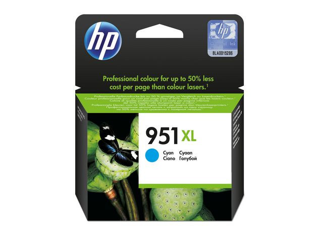 BildeHP 951XL C (cyan) blekkpatron 17 ml