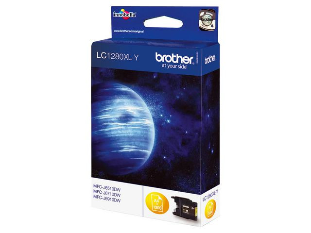 BildeBrother LC1280XL Y (gul) blekkpatron 22,8 ml