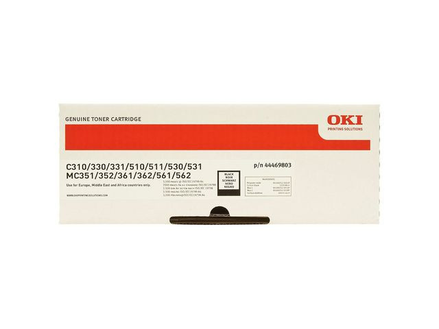 BildeOKI C310 / C330 / C500 BK (svart) toner 3500 sider