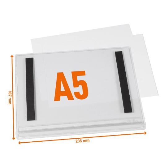 Plastf DURABLE vattentål A5 magnet 5/fp