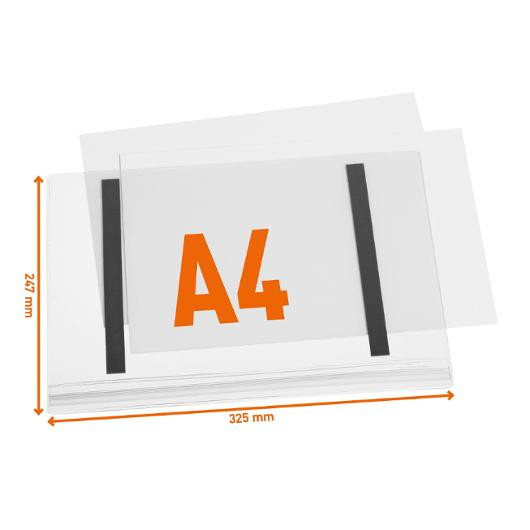 Plastf DURABLE vattentål A4 magnet 5/fp
