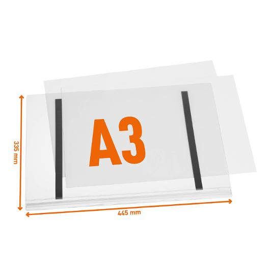 Plastf DURABLE vattentål A3 magnet 5/fp