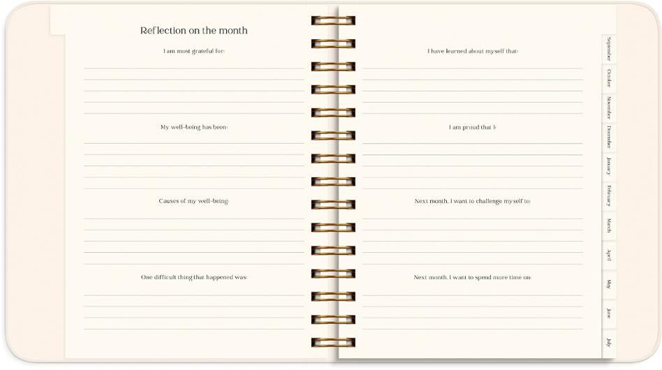 Kalender Life Planner Flowers A5 26/27