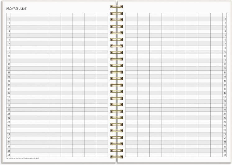 Kalender Study Story A5 blomma 26/27