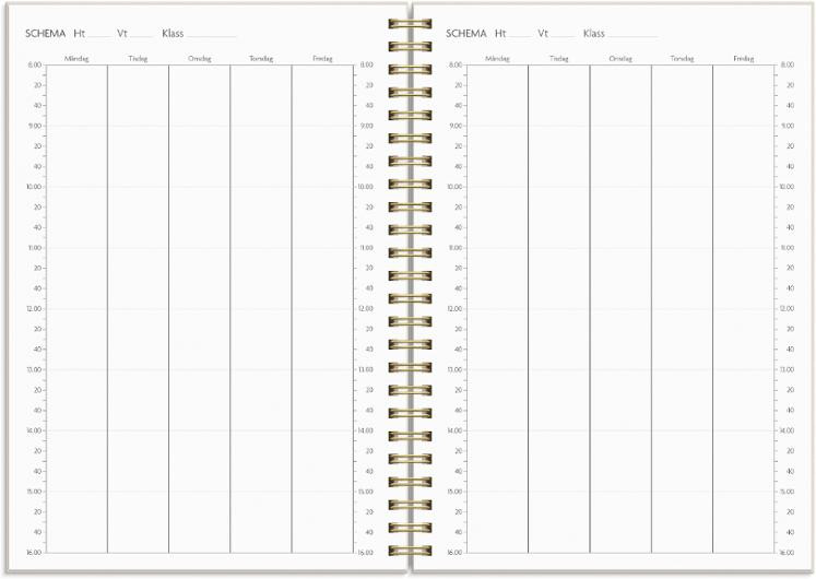 Kalender Study Story A5 blomma 26/27