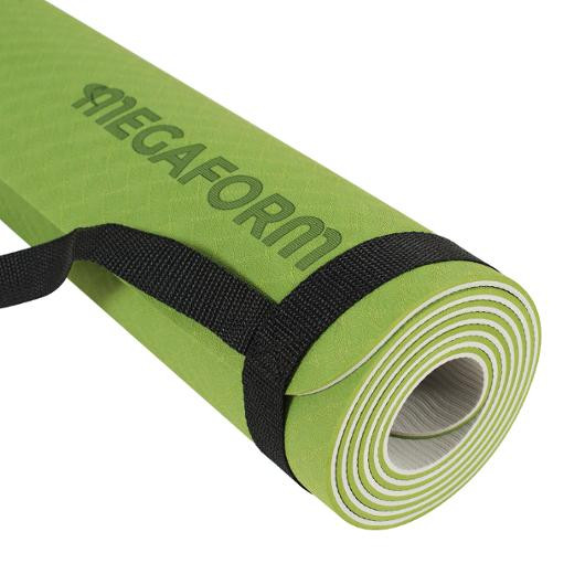 Yogamatta 183x61 grön/grå