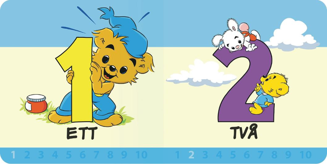 Bok BAMSE min första sifferbok