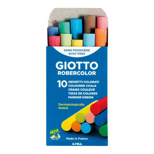 Tavelkrita GIOTTO Kulört 10/fp