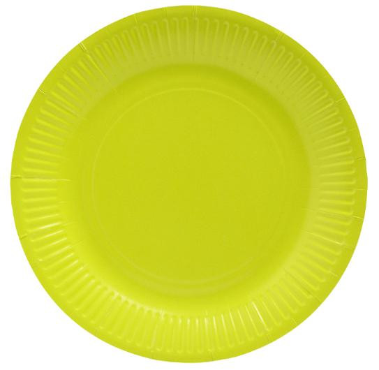 Tallrik PRONAPPE papper 23cm kiwi 20/fp