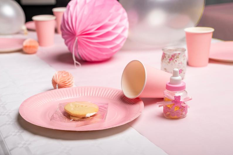 Tallrik PRONAPPE papper 23cm rosa 20/fp