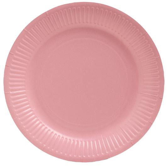 Tallrik PRONAPPE papper 23cm rosa 20/fp