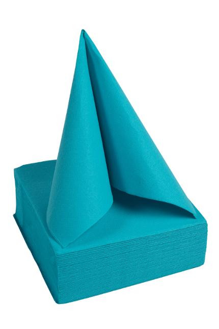 Servett PRONAPPE 20x20cm turkos 50/fp