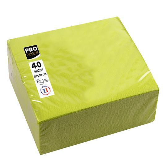 Servett PRONAPPE 38x38cm kiwi 40/fp