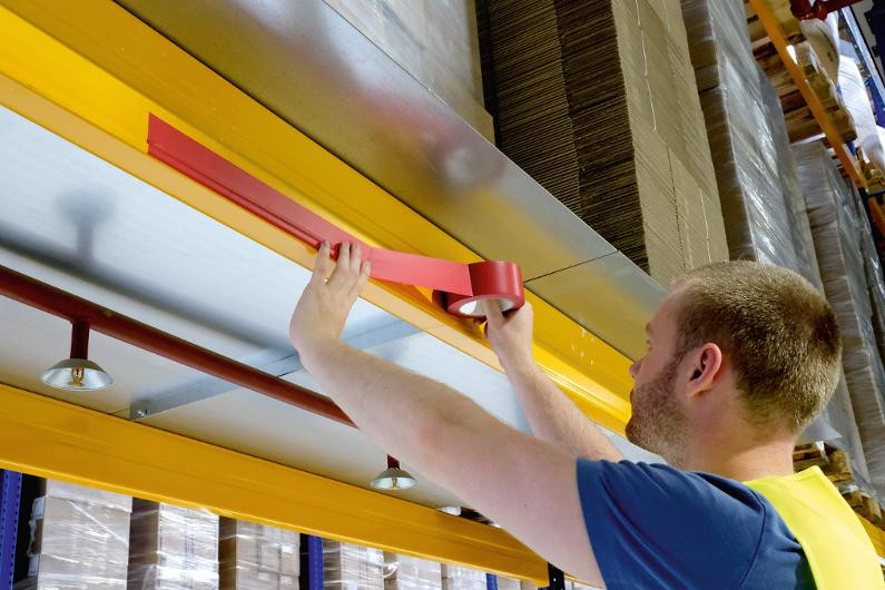Markeringstejp DURALINE 50mmx33m röd
