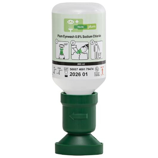 Wound and Eyewash PLUM 0,9% SodChl 200ml