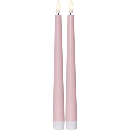 Antikljus STAR T LED Candy 26cmrosa 2/fp