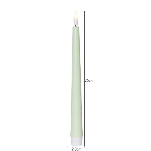 Antikljus STAR T LED Candy 26cmgrön 2/fp
