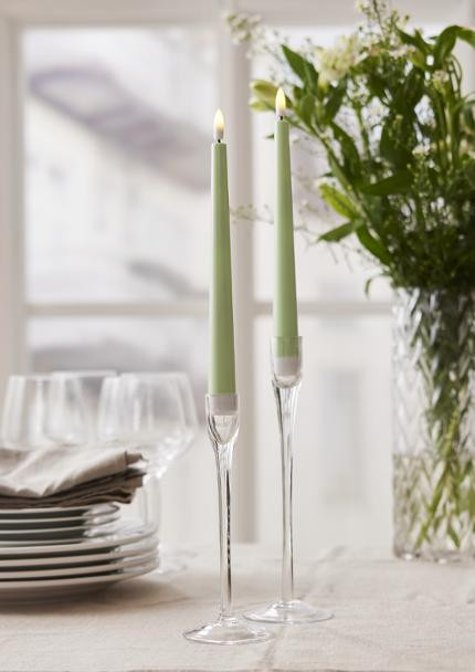 Antikljus STAR T LED Candy 26cmgrön 2/fp