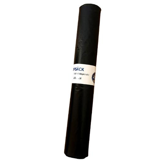 Plastsäck LD R100 125L 40my svart 10/rl