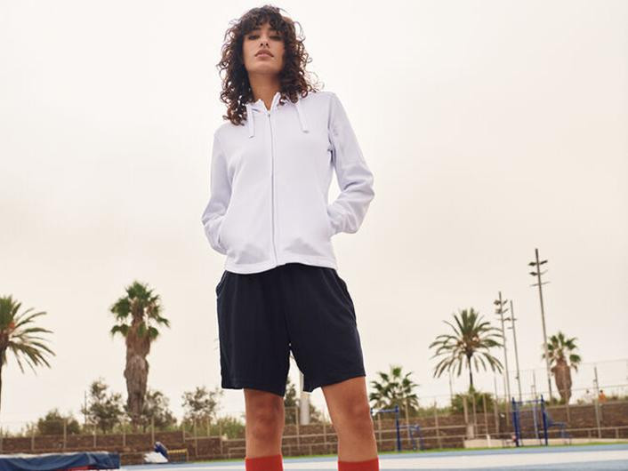Hoodie zip funktion 021014 marin S
