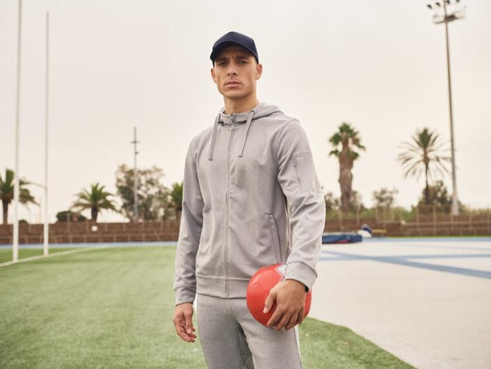 Hoodie zip funktion 021014 marin S