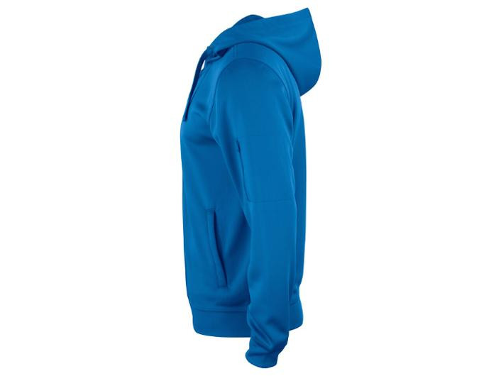 Hoodie zip funktion 021014 rblå L