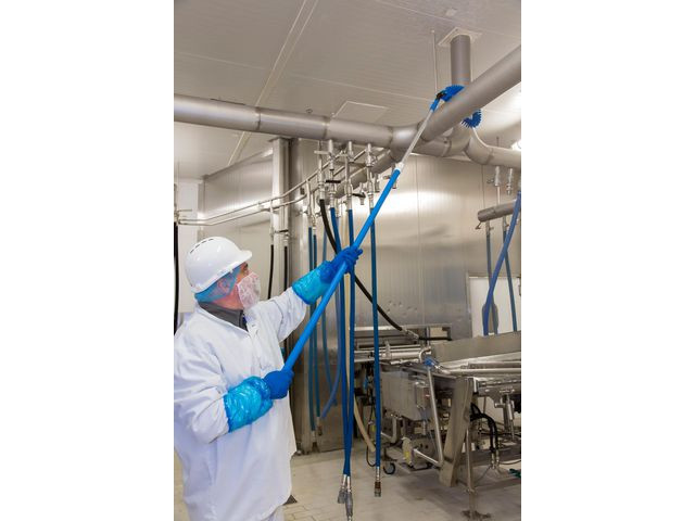 Skaft Teleskop VIKAN alu 157,5-278cm blå