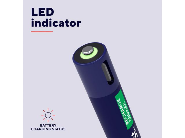Batteri Laddbar TRUST AAA USB-C 2/fp