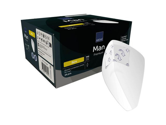 Inkoskydd ABENA Man Zero 18,4x18cm 24/fp