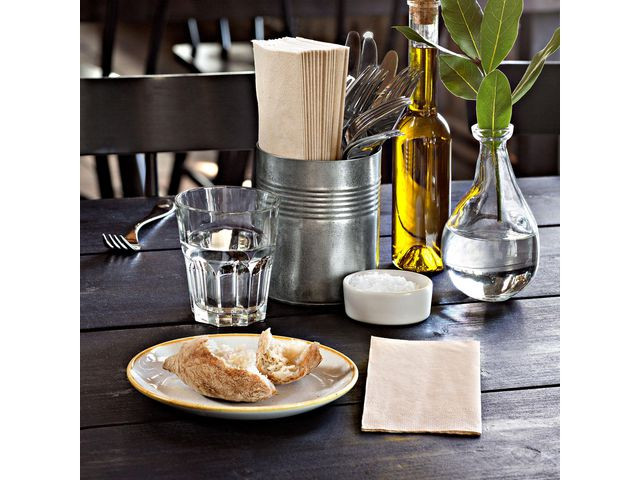 Servett TORK Lunch 2-lags natur 200/fp