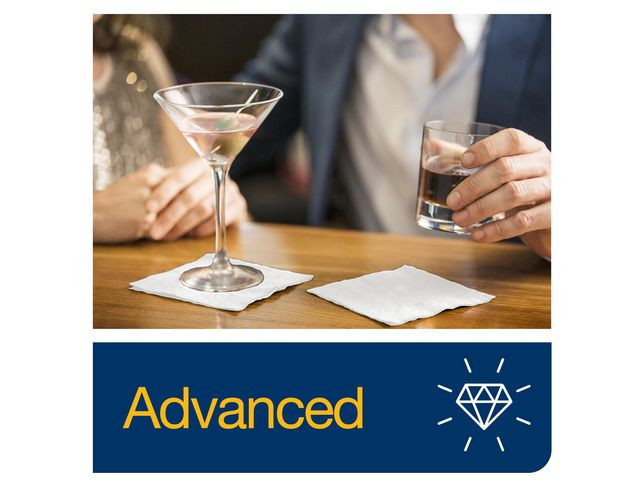 Servett TORK Cocktail 2-lags vit 200/fp