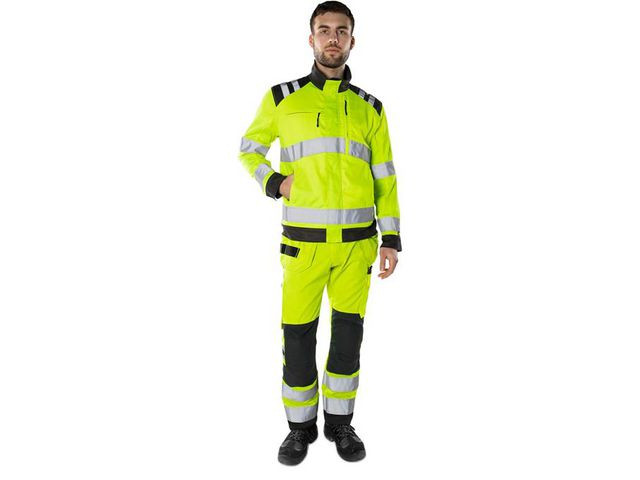 Jacka varsel FRISTADS 4067 kl3 gul 4XL