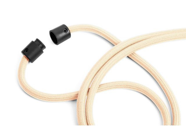 Nyckelband rPET karbinhake beige 10/fp