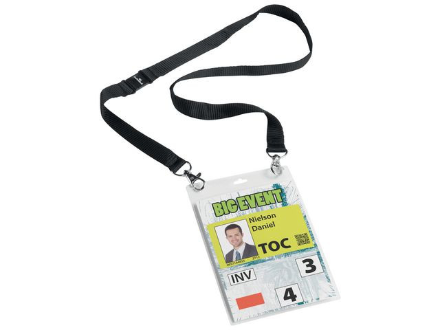 Namnskylt DURABLE A6 textilband 10/fp