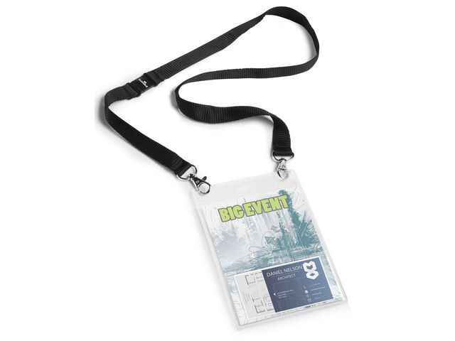 Namnskylt DURABLE A6 textilband 10/fp