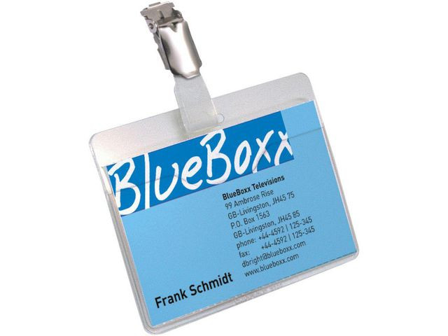 Namnskylt DURABLE vridbart 90x60mm 25/fp