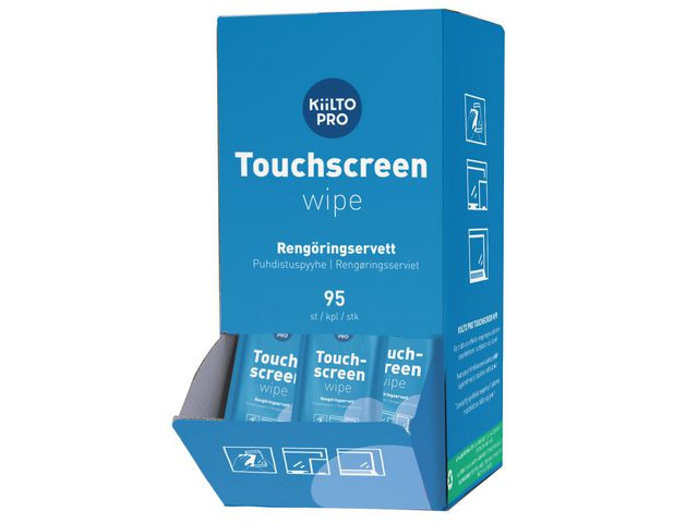 Rengöringsservett KIILTO PRO skärm 95/fp