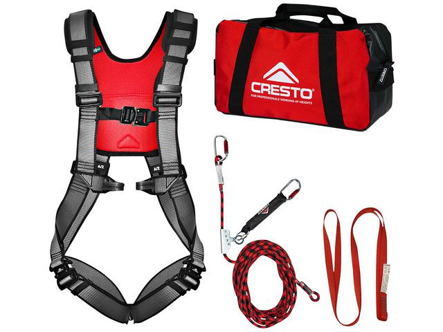 Fallskyddskit CRESTO Roofer Comfort 15m