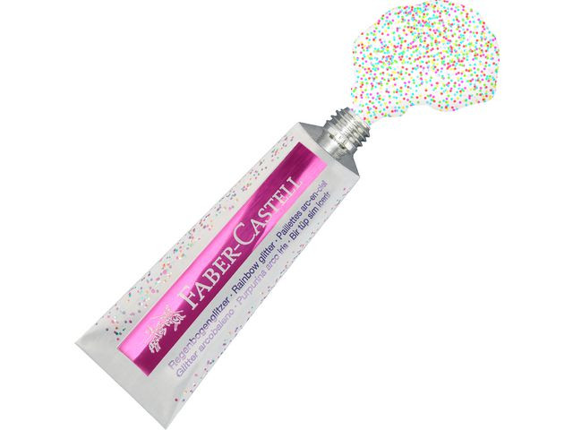 Glitterfärg FABER Rainbow 2 x12 ml
