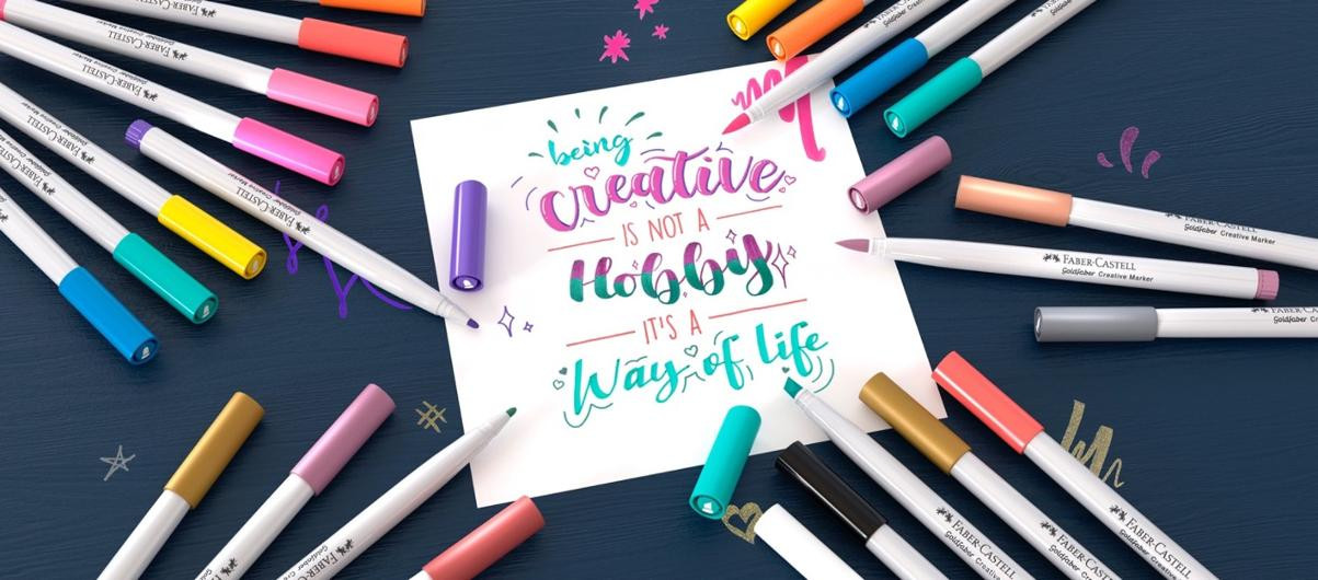 Fiberpenna FABER CASTELL Metallics 6/fp