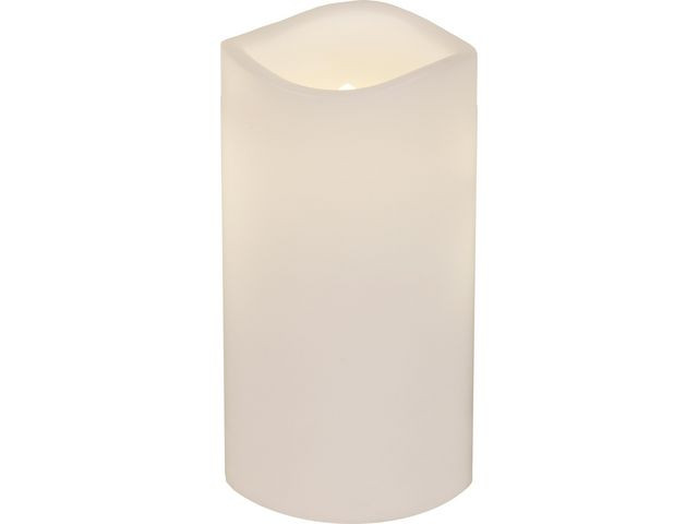 Blockljus STAR T LED Paul 15cm vit