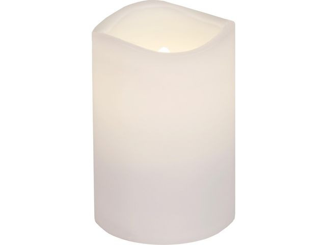 Blockljus STAR T LED Paul 11,5cm vit